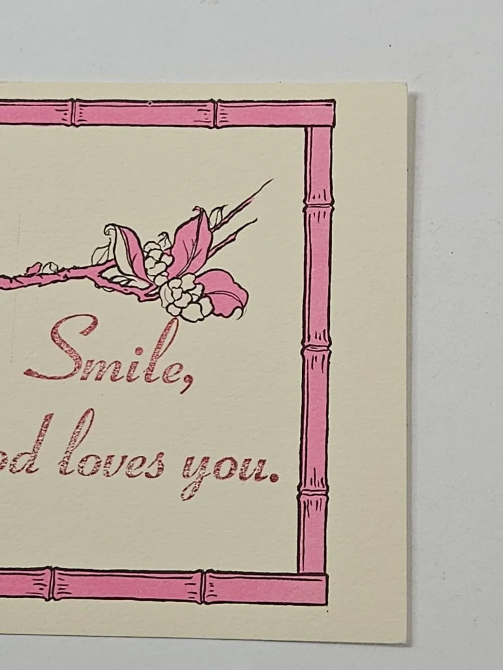Smile God Loves You Postcard